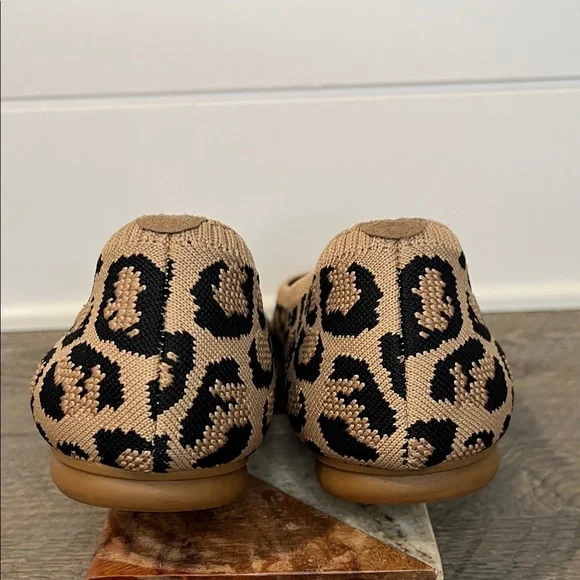 Vivaia Pointed-Toe Ballet Flats Dark Leopard Size EU 40 US 9 - Picture 8 of 13